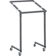 Wertstoffsammler, fahrbar + 50 Wertstoffsäcke, transparent