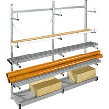 Draagarmstelling KR 3000, complete stelling, basissectie, verzinkt