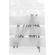 Sachets transparents à fermeture zip, avec zone inscriptible