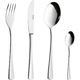  24-tlg Besteckset für 6 Pers., Edelstahl 18/10 poliert, Messer aus Klingenstahl, 2,2/2,0 mm