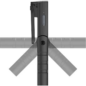  ANSMANN WL400R Slim LED Arbeitsleuchte, 400 Lumen, IP65, Stoßfest, Li-Po Akku, Magnetfuß, Gürtelclip, schwarz