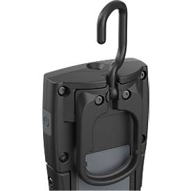  ANSMANN WL400R Slim LED Arbeitsleuchte, 400 Lumen, IP65, Stoßfest, Li-Po Akku, Magnetfuß, Gürtelclip, schwarz