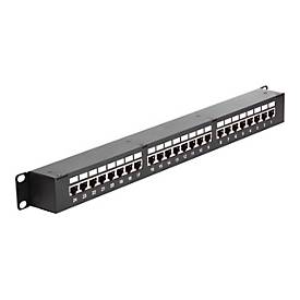 "Delock Patch-Panel mit Kopplern - 1U - 19""