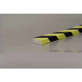  Knuffi® Flächenschutz Typ D, 5-m-Rolle, gelb/schwarz, tagesfluoreszierend