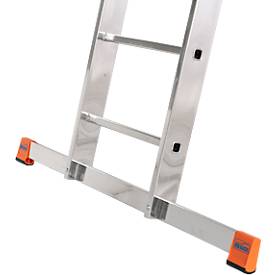  Krause Alu-Sprossenseilzugleiter ROBILO 129871, 2 x 18 Sprossen