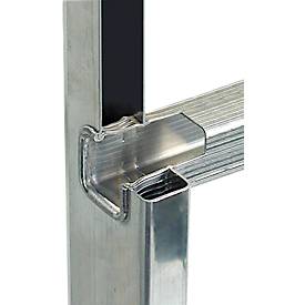  Krause Alu-Sprossenseilzugleiter ROBILO 129871, 2 x 18 Sprossen