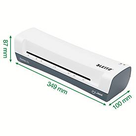  Leitz iLAM Home A4 Laminiergerät – 3 Min, 80–125 µm, LED, Entriegelungshebel, Cutter & Eckenabrunder, DIN A4