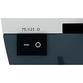  Leitz iLAM Home A4 Laminiergerät – 3 Min, 80–125 µm, LED, Entriegelungshebel, Cutter & Eckenabrunder, DIN A4