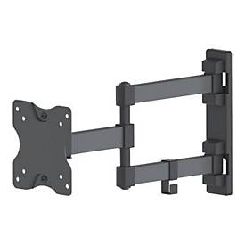 "Manhattan TV & Monitor Mount, Wall, Full Motion, 1 screen, Screen Sizes: 13-27", Black, VESA 75x75 to 100x100mm, 20kg, 