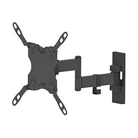 "Manhattan TV & Monitor Mount, Wall, Full Motion, 1 screen, Screen Sizes: 13-42", Black, VESA 75x75 to 200x200, Max 20kg