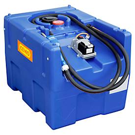 Mobile Tankstelle CEMO Blue-Mobil EASY, mit Tauchpumpe CENTRI SP30 12V, 200 l Tank für AdBlue® mit LiFePO4-Akku und Ladegerät, B 800 x T 600 x H 590