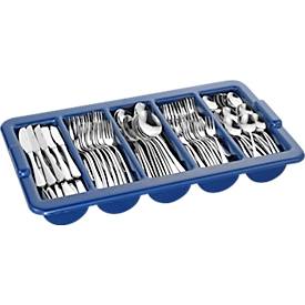  Set de couverts , 181 pièces, acier inoxydable 18/0, lavable au lave-vaisselle, récipient inclus L 540 x l 320 x H 85 mm