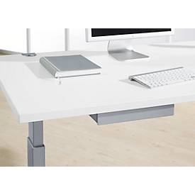  Zubehörschublade , mit Kunststoffeinsatz, B 320 x T 360 x H 42 mm, Stahl beschichtet, alusilber