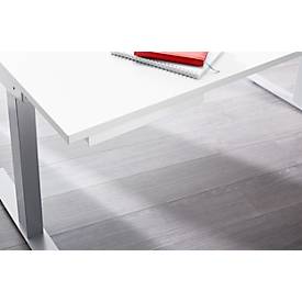  Zubehörschublade , mit Kunststoffeinsatz, B 404 x T 244 x H 42 mm, Stahl beschichtet, weiß