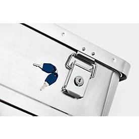 Zylinderschloss Alutec, für Aluboxen, wahlweise gleich- oder verschiedenschließend, mit 2 Schlüsseln