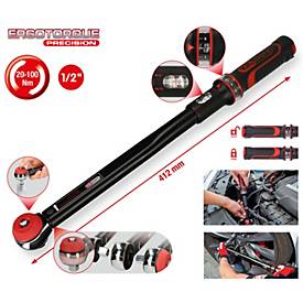 1/2" ERGOTORQUE®precision Ratschen-Drehmomentschlüssel Drehknopf, 20-100Nm