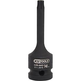 1/2' Kraft-Bit-Stecknuss Torx, lang, T40