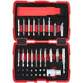 1/4' + 10 mm Torx- und Innensechskant-Schrauben-Ausdreher-Satz, 34-tlg