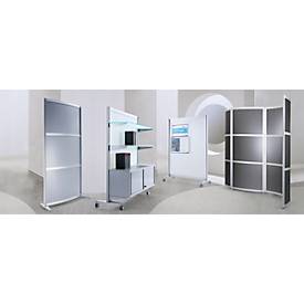 2 Fußausleger fahrbar, 4 Rollen