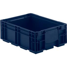 25-delige voordeelset Eurobakken SSI Schäfer R-KLT 4315, conform VDA 4500, polypropeen, L 396 x B 297 x H 147,5 mm, blauw