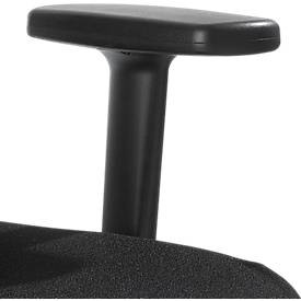 Image of 2D T-Armlehnen-Paar, höhen- und breitenverstellbar, für Bürostuhl NOW 1, Kunststoff, schwarz
