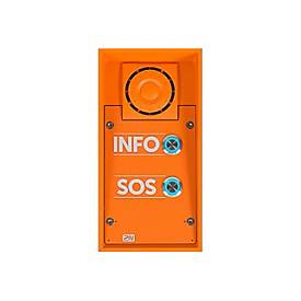Image of 2N IP Safety - 2 buttons - IP-Intercom-Station - orange