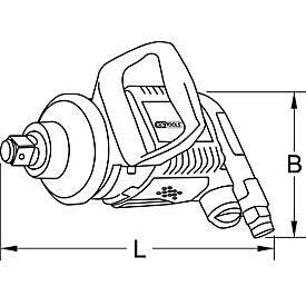 3/4' superMONSTER Hochleistungs-Druckluft-Schlagschrauber, 3405Nm
