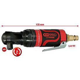 3/8' SlimPOWER Mini-Druckluft-Umschaltratsche 30Nm