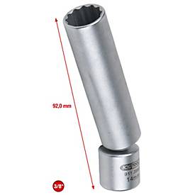 3/8' Spezial-Zündkerzen-Stecknuss für BMW mit Gelenk, 14mm