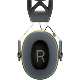 3M Kapselgehörschutz WorkTunes Connect, elektronisch, wasserbeständig, Bluetooth/USB-C, SNR 33 dB, bis 40 h, Lautstärkeregelung, Akkubetrieb