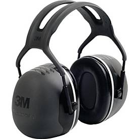 3M Kapselgehörschutz X5A, SNR 37 dB, EN 352-1, große schwarze Kapseln, PSA-Kategorie III, Gewicht 351 g