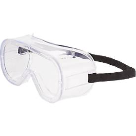 3M Schutzbrille Classic 4800, EN 166:2001, indirekte Belüftung, als Überbrille geeignet, UVA/UVB/UVC-resistent, Antibeschlag-Beschichtung, PC, glasklar