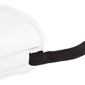 3M Schutzbrille Classic 4800, EN 166:2001, indirekte Belüftung, als Überbrille geeignet, UVA/UVB/UVC-resistent, Antibeschlag-Beschichtung, PC, glasklar