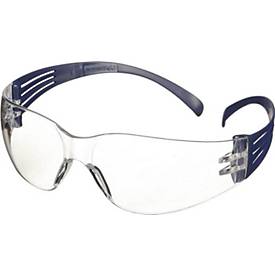 3M Schutzbrille SecureFit SF100, EN 166, klar, Antikratzbeschichtung, PC-Scheibe, ca. 20g