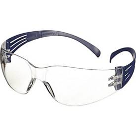 3M Schutzbrille SecureFit SF100, EN 166, klar, Bügeldruckverteilung, ca. 20 g, UV-Schutz