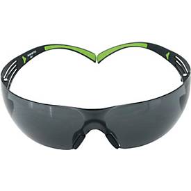 3M Schutzbrille SecureFit SF400, EN 166, EN 170, Bügel schwarz, AS/AF UV-Schutz, Gewicht 19g