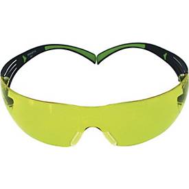 3M Schutzbrille SecureFit SF400, EN 166, EN 170, Bügel schwarz, gepolsterte Enden, verstellbare Nasenbügel
