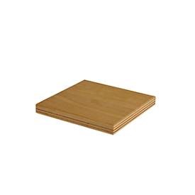 Abdeckplatte für Schubladenschrank Bedrunka+Hirth mit B 555 mm, Buche-Multiplex, Stärke 25 mm, geölt & mehrschichtverleimt, B 555 x T 736 x H 25 mm