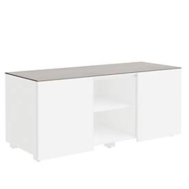 Abdeckplatte SOLUS PLAY, f. Multicontainer SOLUS PLAY, B 1350 x T 523 mm, Ceramic grey