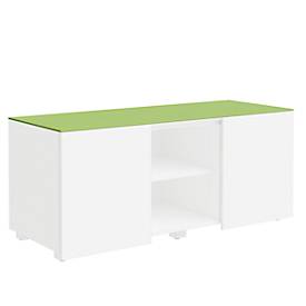 Abdeckplatte SOLUS PLAY, f. Multicontainer SOLUS PLAY, B 1350 x T 523 mm, Limone