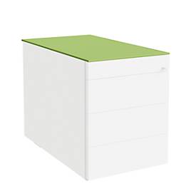 Abdeckplatte SOLUS PLAY, für Roll- und Standcontainer, B 430 x T 777 mm, Limone