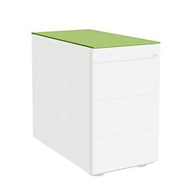 Abdeckplatte SOLUS PLAY, für Roll- und Standcontainer, B 430 x T 800 mm, Limone