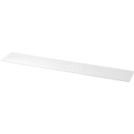 Abdeckplatte TOPAS LINE, für Regale und Schränke,  B 2405 mm, weiß