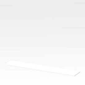 Abdeckplatte X-TIME-WORK, breit, B 2580 mm, Weiß