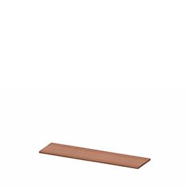 Abdeckplatte X-TIME-WORK, mittel, B 1720 mm, Nuß-Canletto-Dekor