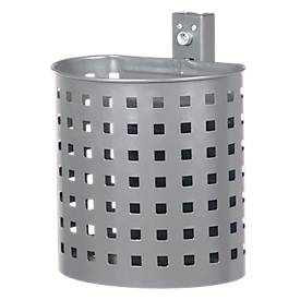 Abfallbehälter, gelocht, pulverbeschichtet
