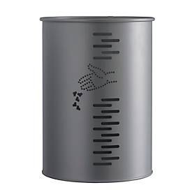 Abfallbehälter PIVO, rund, 22 L, mangangrau