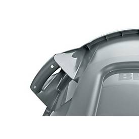 Abfallbehälter rubbermaid Brute, 166,5 l, rund, UV-Blocker, L 612 x B 717 x H 796 mm, Polyethylen, grau