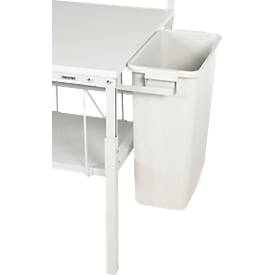 Abfallbehälter Serie TPB, f. Packtische Serie TPB, Inhalt 60 l, m. Stahlhalterung