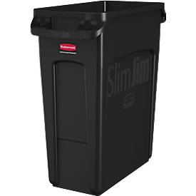 Abfallbehälter Slim Jim®, Kunststoff, Fassungsvermögen 60 Liter